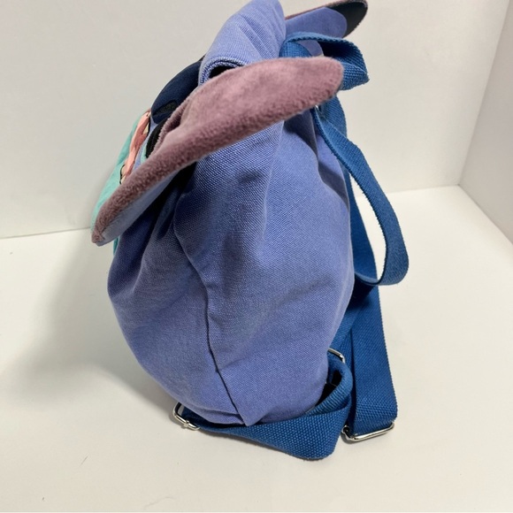 Disney World Park Lilo & Stitch Mini Backpack Purse Canvas Stitch No Sound - Picture 6 of 8